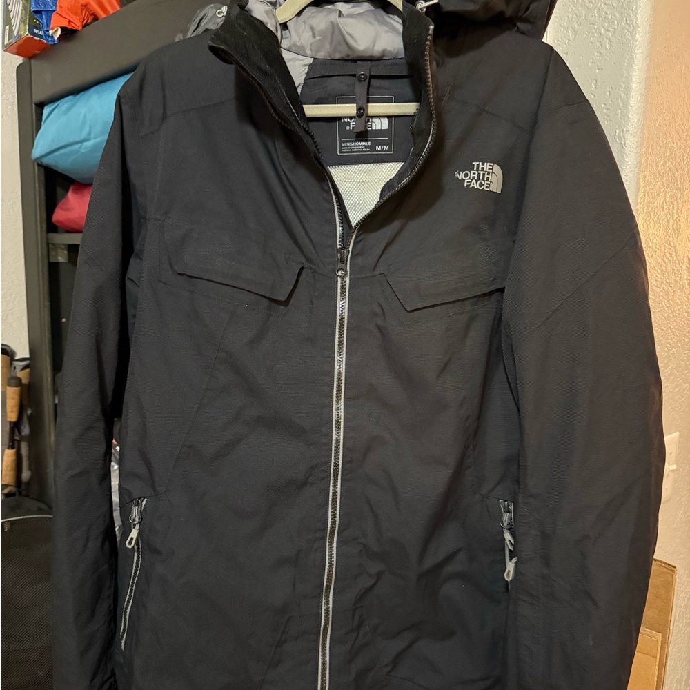 The North Face Black and Gray Outdoor Jacket